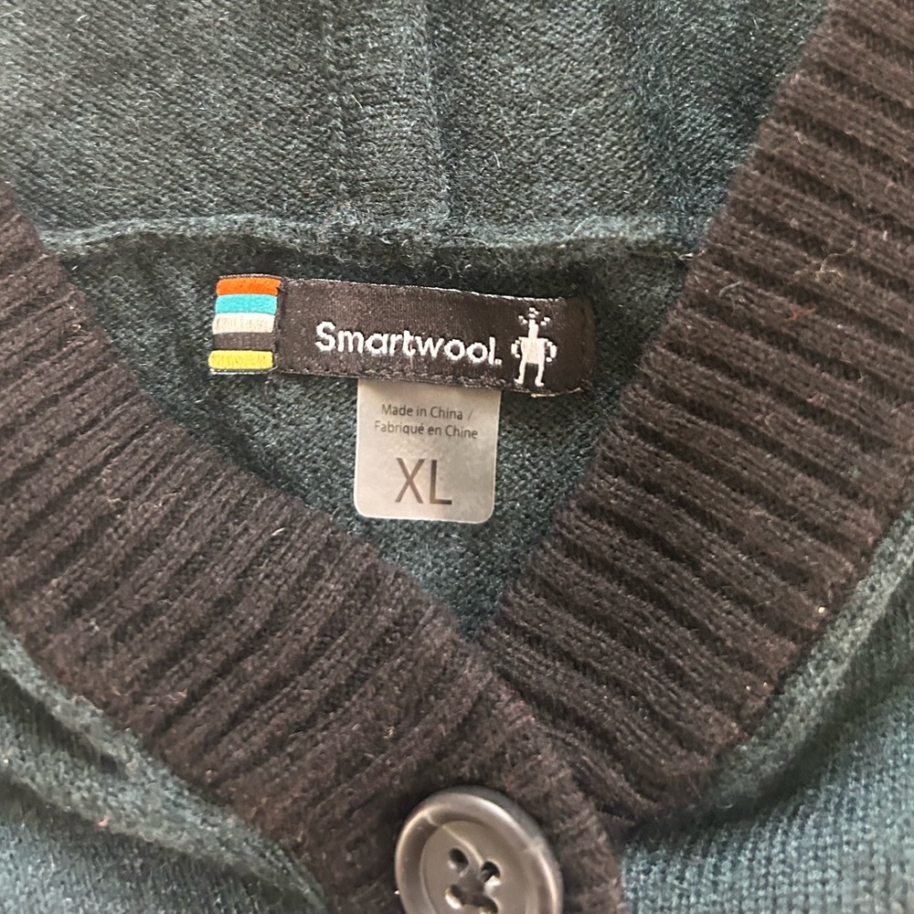 Smartwool Women's XL Lightweight Shadow Pine Hoodie Wool Sweater Outdoor - Picture 8 of 14